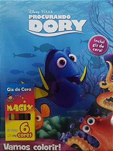 Livro Disney - Vamos colorir - Procurando Dory
