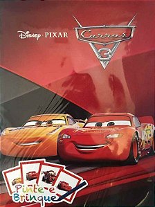 Livro Disney - Pinte E Brinque - Carros 3