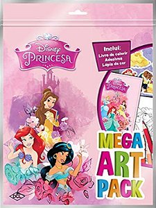 Livro Disney - Mega art pack - Princesas