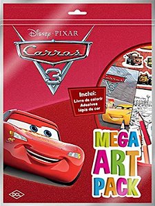 Livro Disney - Mega art pack - Carros 3