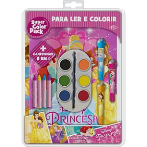 Livro Disney - Super color pack - Princesas