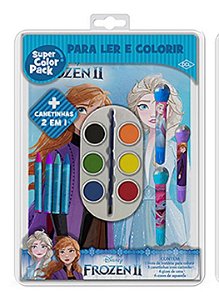 Livro Disney - Super color pack - Frozen 2