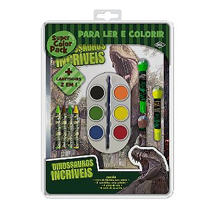 Livro Super color pack - Dinossauros