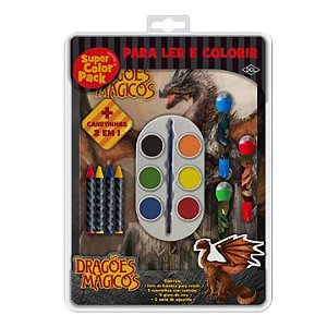 Livro Super color pack - Dragões