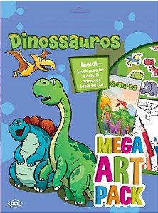 Livro Mega art pack - Dinossauros