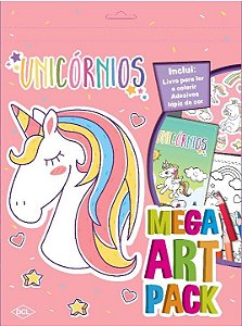 Livro Mega art pack - Unicórnios