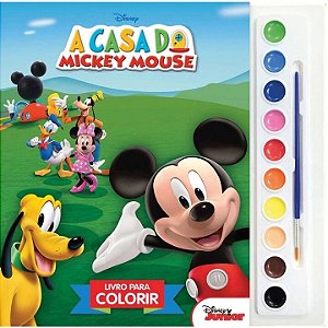 Livro Disney - Aquarela - Mickey