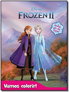 Livro Disney - Vamos colorir - Frozen 2