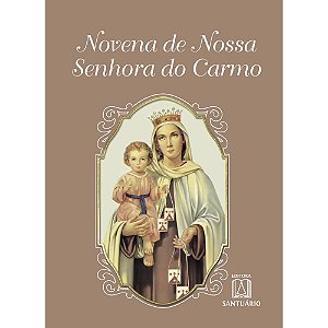 Livro Novena de nossa senhora do carmo