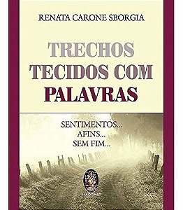 Livro Trechos tecidos com palavras