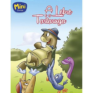 Livro Mini - Fábulas: Lebre e a Tartaruga, A