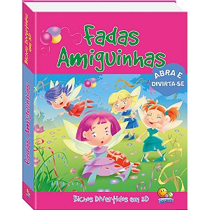 Livro Bichos divertidos em 3D: Fadas amiguinhas