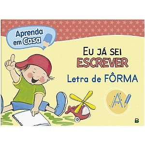 Livro Eu já sei Escrever Letra de Fôrma