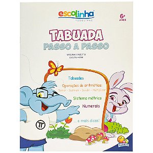 Livro Escolinha Tabuada Passo a Passo