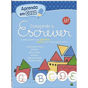 Livro Aprenda em Casa Começando a Escrever