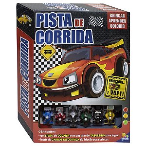 Livro Brincar-aprender-colorir II: Pista de corrida