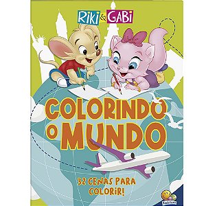 Livro Colorindo o Mundo (Riki & Gabi)