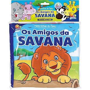 Livro Palavrinhas de Pano II: Amigos da Savana, Os