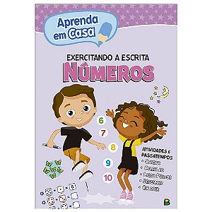 Livro Aprenda em casa Exercitando a Escrita: Números
