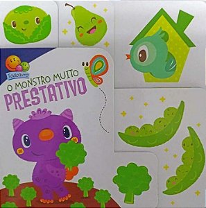 Livro Monstrinhos com abas:Monstro muito prestativo
