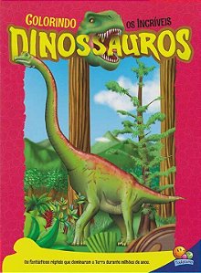 Livro Colorindo os Incríveis Dinossauros