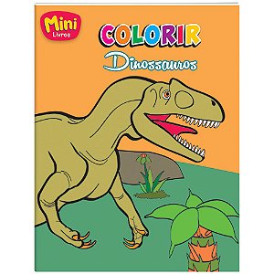 Livro Mini - Colorir: Dinossauros