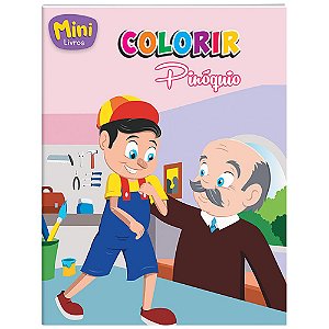 Livro Mini - Colorir: Pinóquio