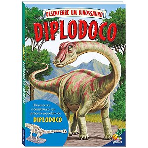 Livro Desenterre um Dinossauro: Diplodoco