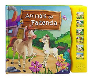 Livro Mundo dos Animais com Sons: Animais da Fazenda