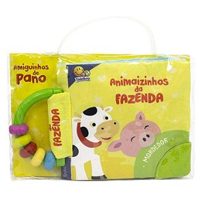 Livro Amiguinhos de pano: Animaizinhos da Fazenda