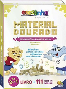 Livro Com Matemática Também se Brinca: Material Dourado (...