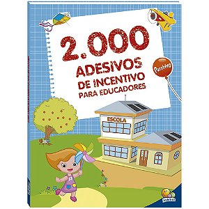 Livro 2000 Adesivos de Incentivo para Educadores