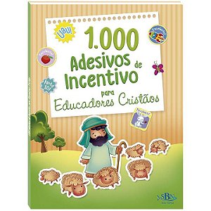 Livro 1000 adesivos de incentivo para educadores cristãos