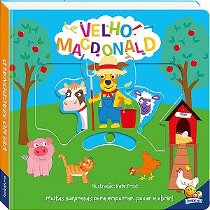 Livro Cantiga Empurre, Puxe e Abra: Velho MacDonald