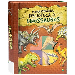 Livro Minha Primeira Biblioteca de Dinossauros (Box com 6...
