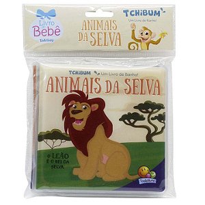 Livro Tchibum – Um livro de banho! Animais da Selva