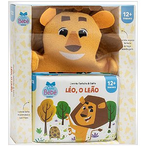 Livro Livrinho fantoche de banho - Léo, o leão