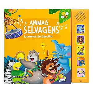 Livro Livrinhos do Barulho! Animais Selvagens