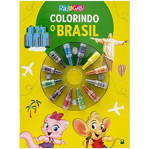 Livro Cores em Ação II: Brasil (Riki & Gabi)