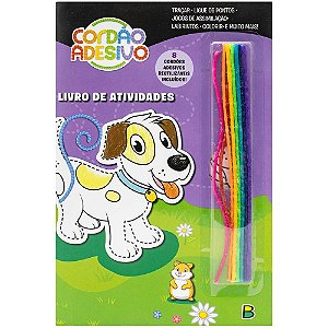 Livro Cordão Adesivo - Livro de Atividades: ROXO