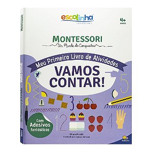 Livro Escolinha MONTESSORI Meu P livro Atividades: Vamos Contar...