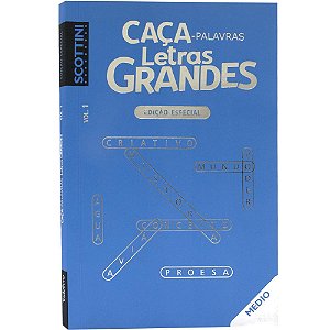 Livro Scottini touch: Caça-palavras Letras Grandes Médio ...