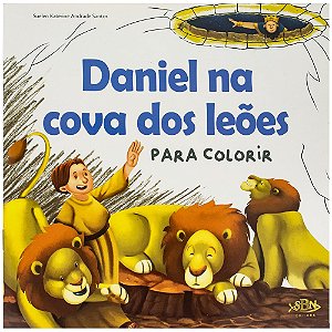 Livro Contos Bíblicos para Colorir: Daniel na Cova dos Leões