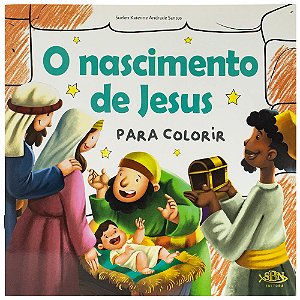 Livro Contos Bíblicos para Colorir: O Nascimento de Jesus