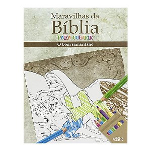 Livro Maravilhas da bíblia para colorir: O bom samaritano