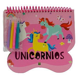 Livro Aventuras com Cores: Unicórnios