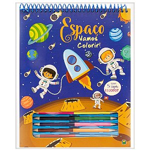 Livro Vamos Colorir! Espaço