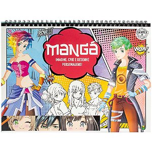 Livro MANGÁ - Imagine e Crie: Rosa