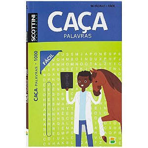Livro Scottini Caça-palavras (96p) N.1000 (Fácil)