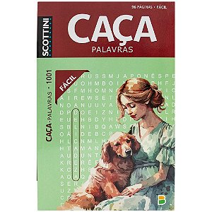 Livro Scottini Caça-palavras (96p) N.1001 (Fácil)